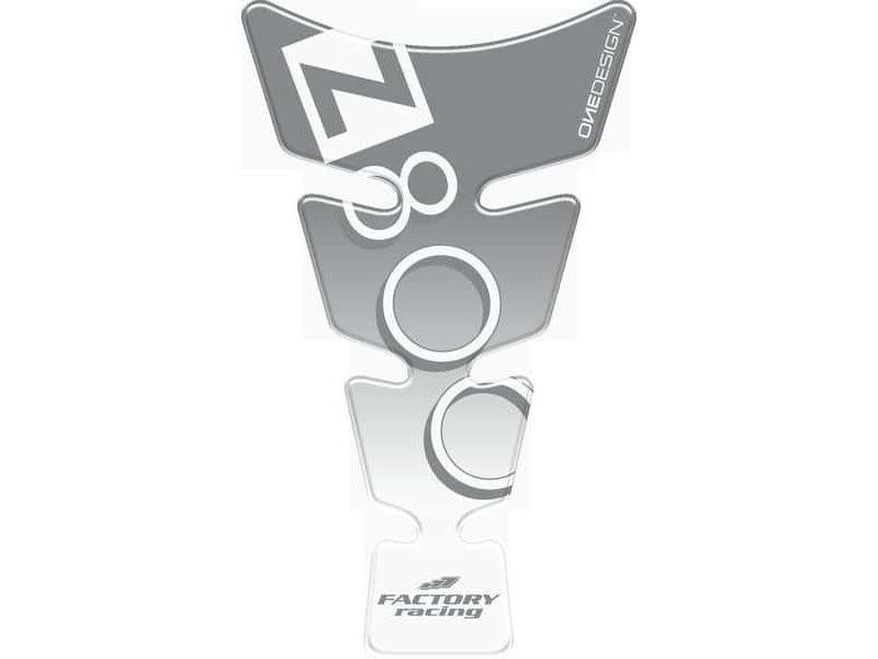 Puig Spirit Tank Pad With Model Logo Silver 9854A