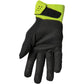 THOR Youth Spectrum MX Motorcross Gloves Black/Acid Yellow 2023 Model