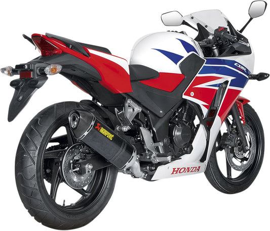 Akrapovic CF Slip-On Line Muffler For Honda CBR 300 R 14-16 S-H3SO3-RC