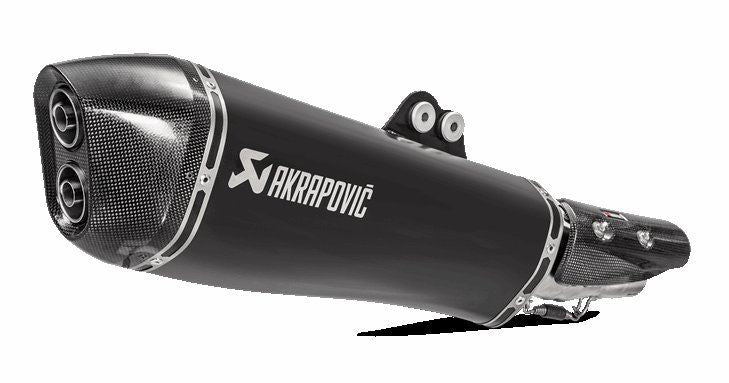 Akrapovic Slip-On Line Muffler Scooter SS Black For Kymco AK 550 I 17-20 S-KY5SO1-HRAASSBL