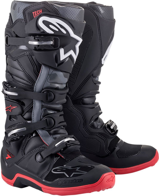 Alpinestars Tech 7 Boots Black Red White