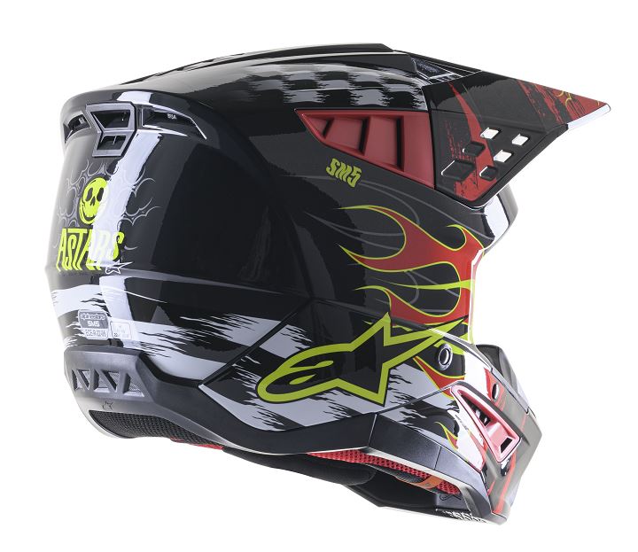Alpinestars Supertech SM5 Rash Red Mx Helmet