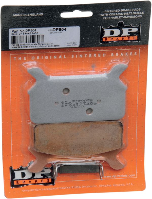 Dp Brakes Sintered Metal Brake Pads For Harley FLHR 1450 1986-1999 DP904