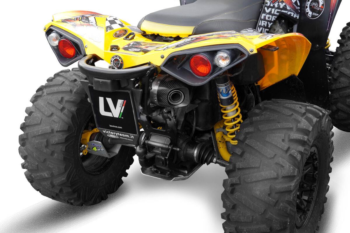 LEOVINCE LV One Evo Stainless Steel Slip-On Muffler for ATV CAN AM RENEGADE 1000 12-26 14473EU