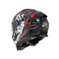 PREMIER HELMETS Typhoon Gray/Red/White Motorcycle Helmet