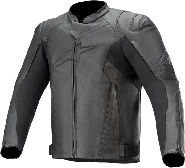 Alpinestars Faster V2 Leather Jacket Grey