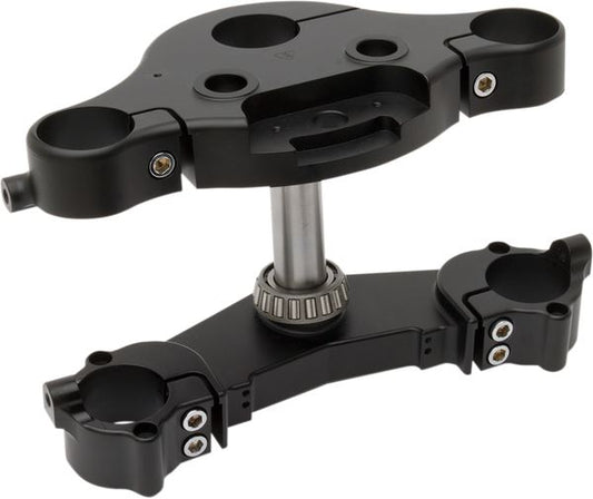 Arlen Ness 7 & 7 Raked Triple Tree Black Aluminum HD FLHRXS 1868 14-24 20-389