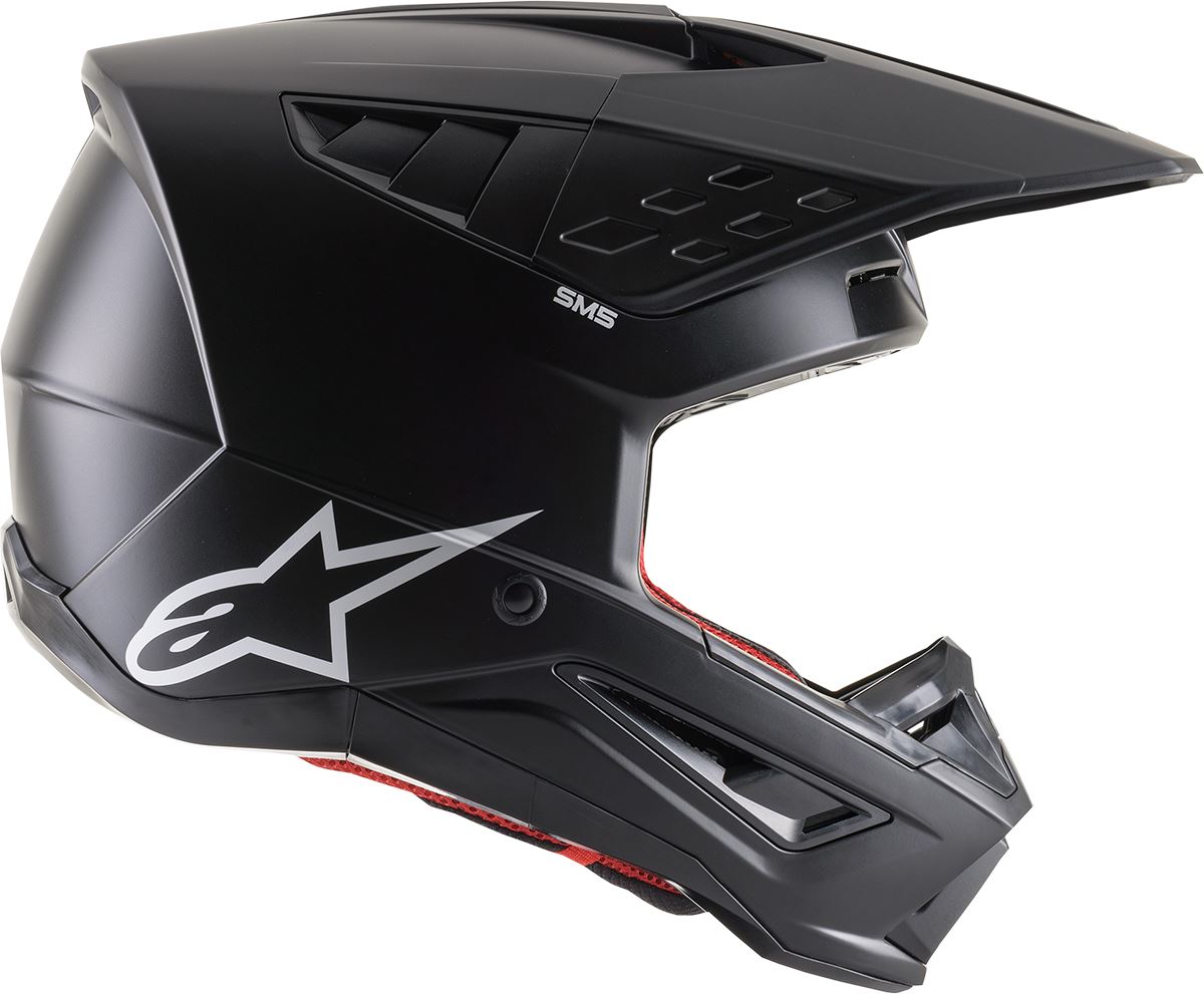 Alpinestars Supertech SM5 Solid Black Mx Helmet