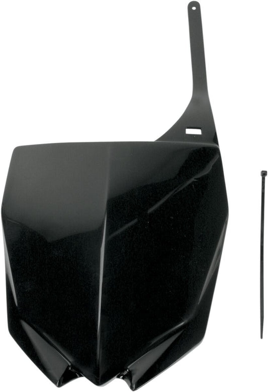 UFO FRONT NUMBER PLATE YAMAHA YZ250/450F BLACK YA04813-001