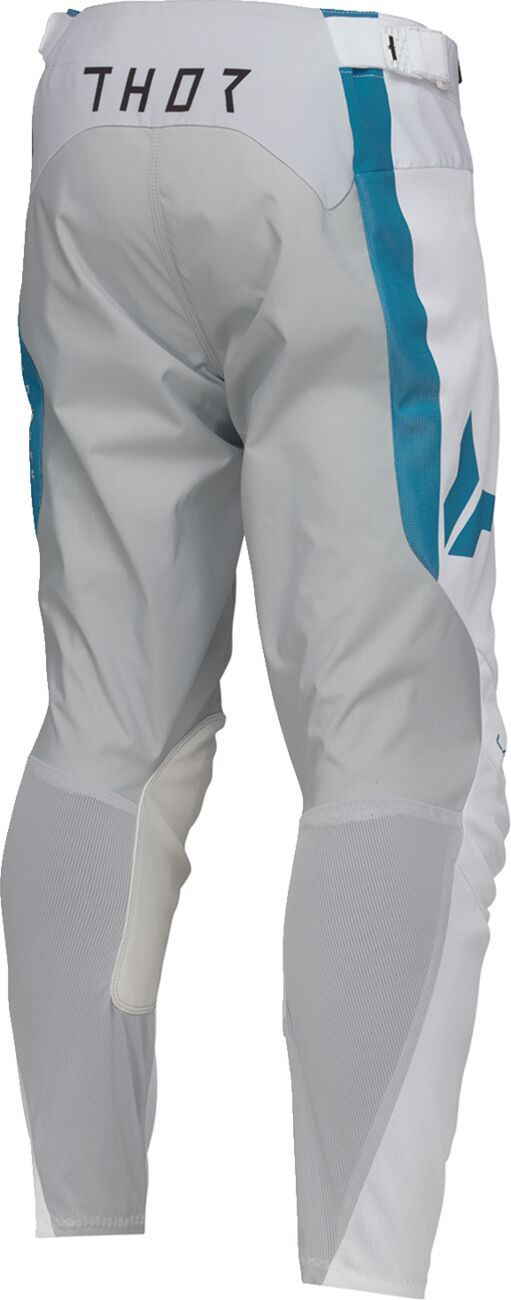 THOR LAUNCHMODE VENTED Raid MX Pants WHITE/GREY 2025 Model