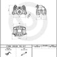 BREMBO P2.34 REAR BRAKE CALIPER REAR TI 920B85292
