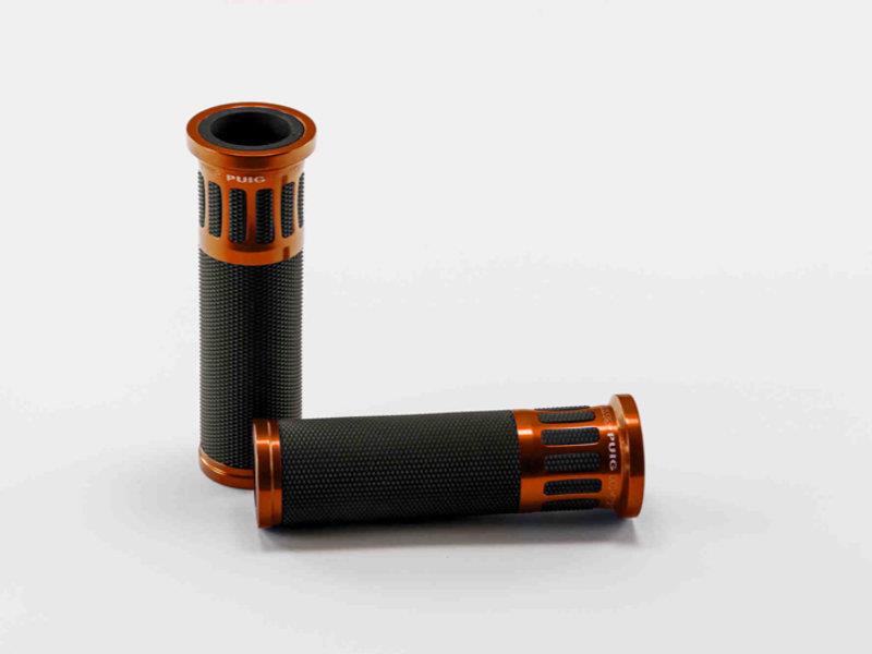 Puig Hi-Tech Racing Hand Grips 123mm Orange 5922V