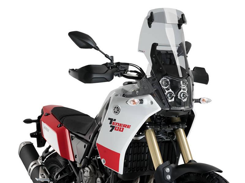 PUIG Touring Screen w/ Extender Light Smoke for Yamaha Tenere 700/Explore/Extreme/Rally/World Raid 19-25 3728H