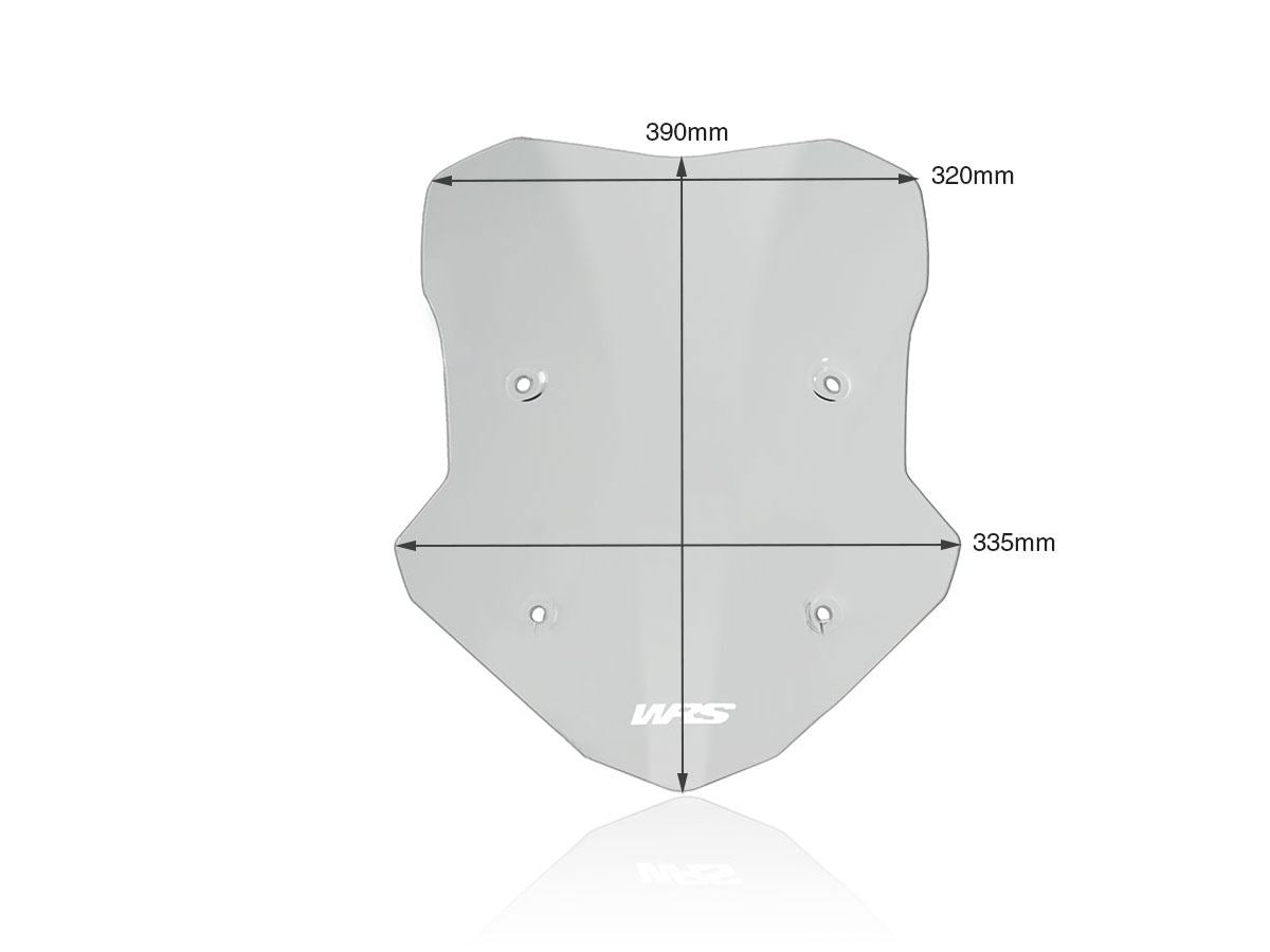 WRS Windscreen Standard BMW F900xr Smoke Bm058f
