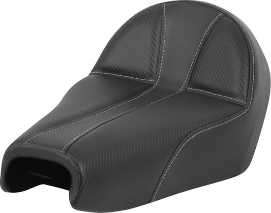Saddlemen Dominator Solo Seat Black Silver Stitch For HD RH 1250 S 04-24 807-03B-0042