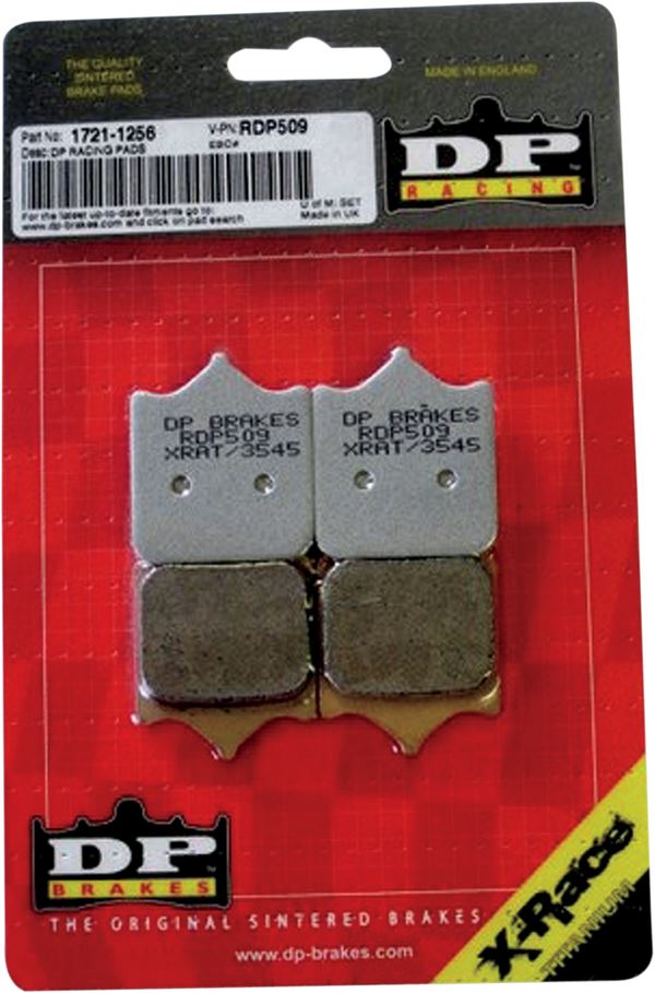Dp Brakes RDP X-Race Titanium Sintered Brake Pads For BMW S 1000 R 10-24 RDP509