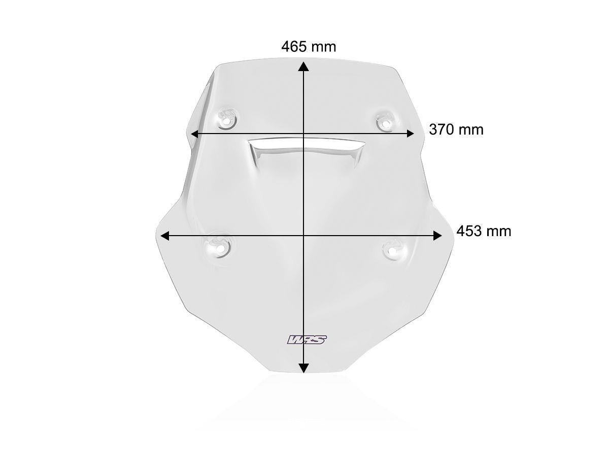 WRS Windscreen For CF Moto MT 800 2022-2024 Clear CF002T