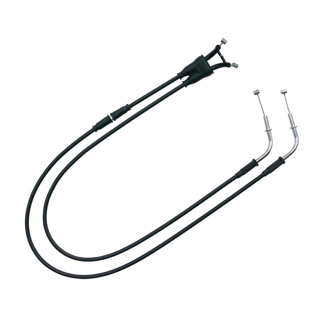 Venhill Throttle Cable For Kawasaki KLR 650 1987-2007 Black Set K02-4-116-BK
