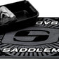 Saddlemen Branded Floor Mat Black Gray Logo L36" W24" FM-001