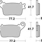 Sbs HF Street Ceramic Organic Brake Pads For Suzuki GSX-R 600 2006-2026 834HF