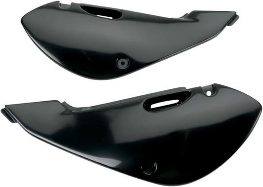 UFO SIDE PANELS KAWASAKI KX65/KLX110 BLACK KA03734-001