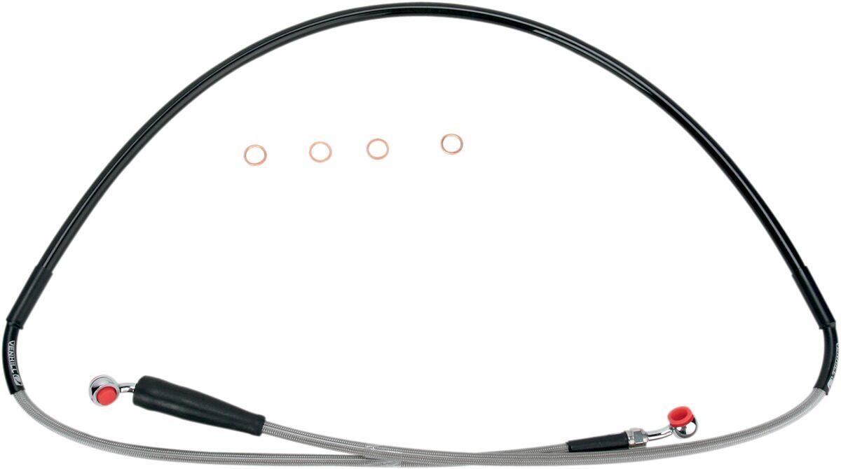 Moose Offroad Braided Brake Line For Suzuki DR-Z 400 SM 2005-2024 S01-1-038/P