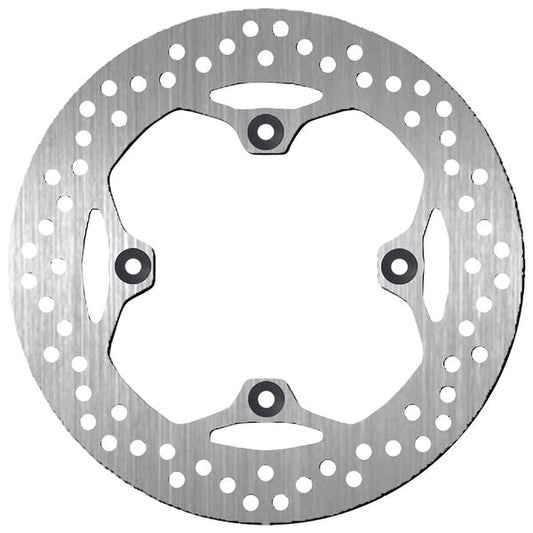 Sbs Brake Rotor Standard Round For Ducati Hypermotard 821 2003-2015 Silver 5051