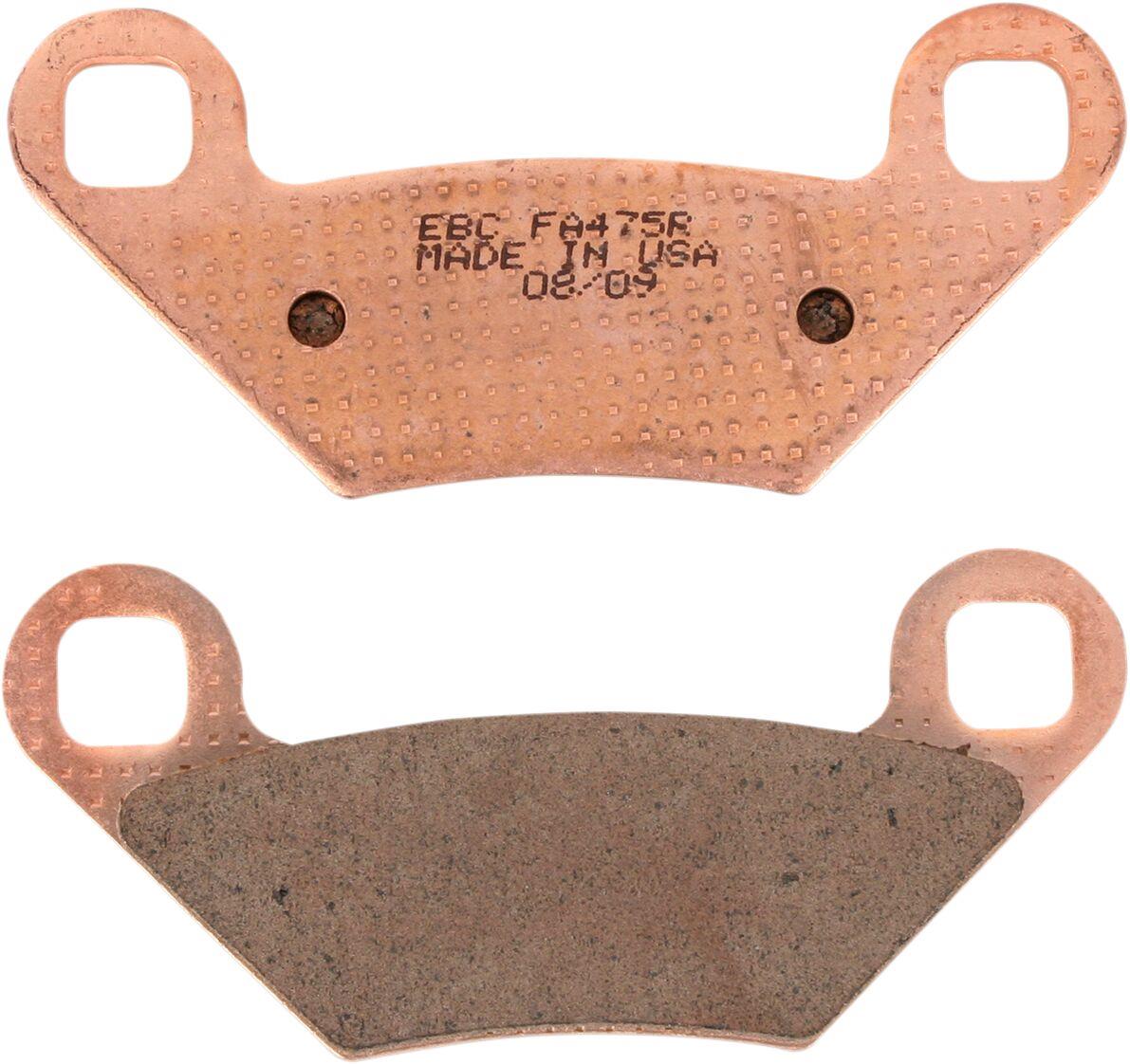 Ebc Long-Life Sintered "R" Brake Pads For Polaris Sportsman 570 2009-2024 FA475R