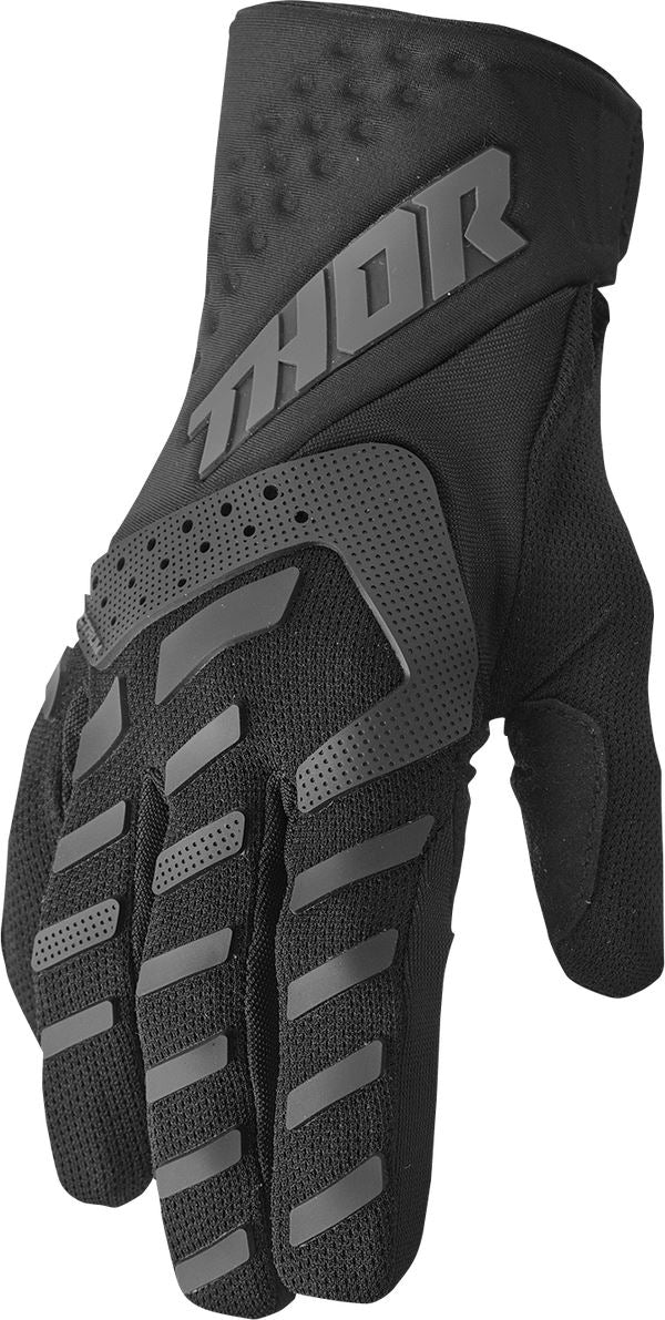 THOR Youth Spectrum MX Motorcross Gloves Black 2023 Model