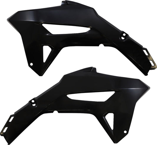 UFO Radiator Covers For Honda CRF 250-450 R 21-24 Black HO05605-001