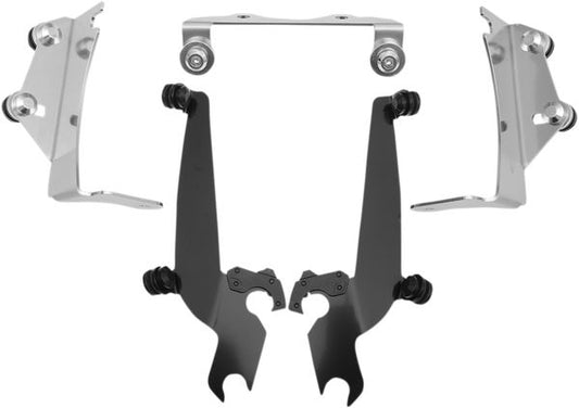 MEMPHIS SHADES Windshield Mounting Kit Black Complete MEB8914