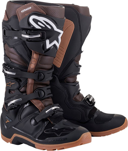 Alpinestars Tech 7 Enduro Boots Black White Brown