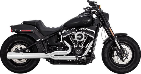 Vance & Hines Pro Pipe 2-into-1 Exhaust System Chrome For HD FXLRS 1923 18-24 17387