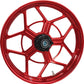 Arlen Ness Speed 5 Forged Wheel Red Aluminum 19X3.25 Anodized 71-587