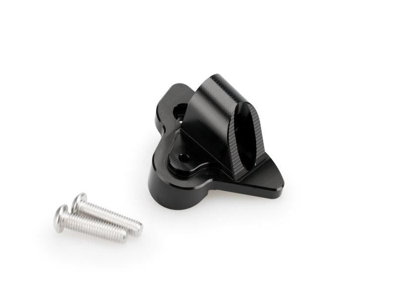 PUIG Rearview Mirror Adaptor LHS Black for Yamaha YZF R1/M/Race/R6/R7 16-25 3552N