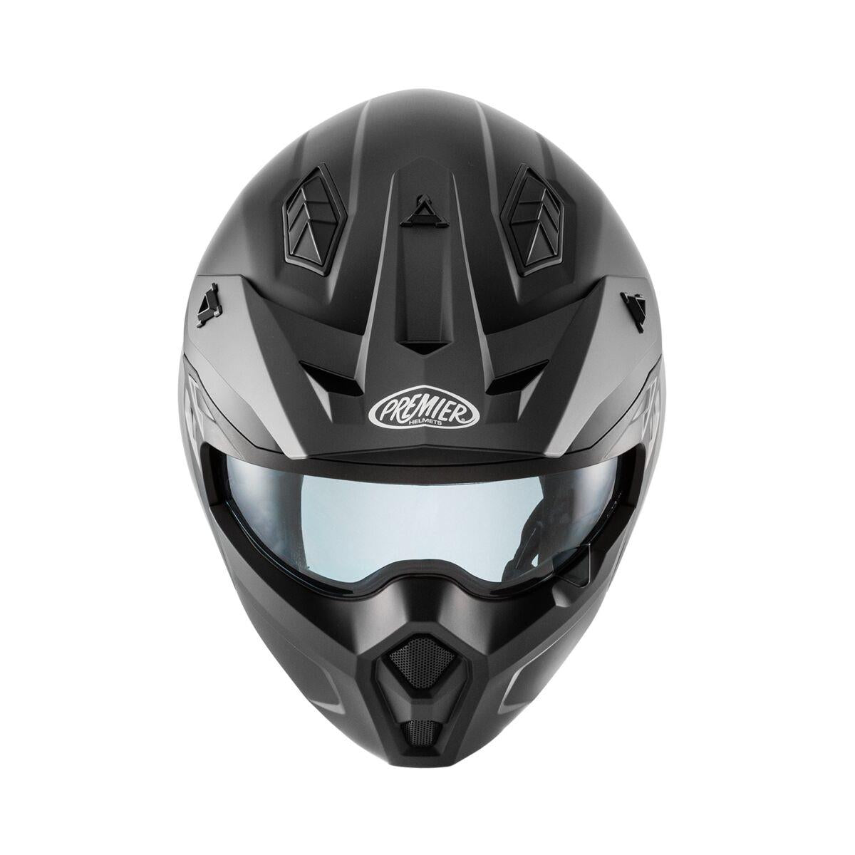 PREMIER HELMETS Subverter Motorcycle Helmet U9 Black