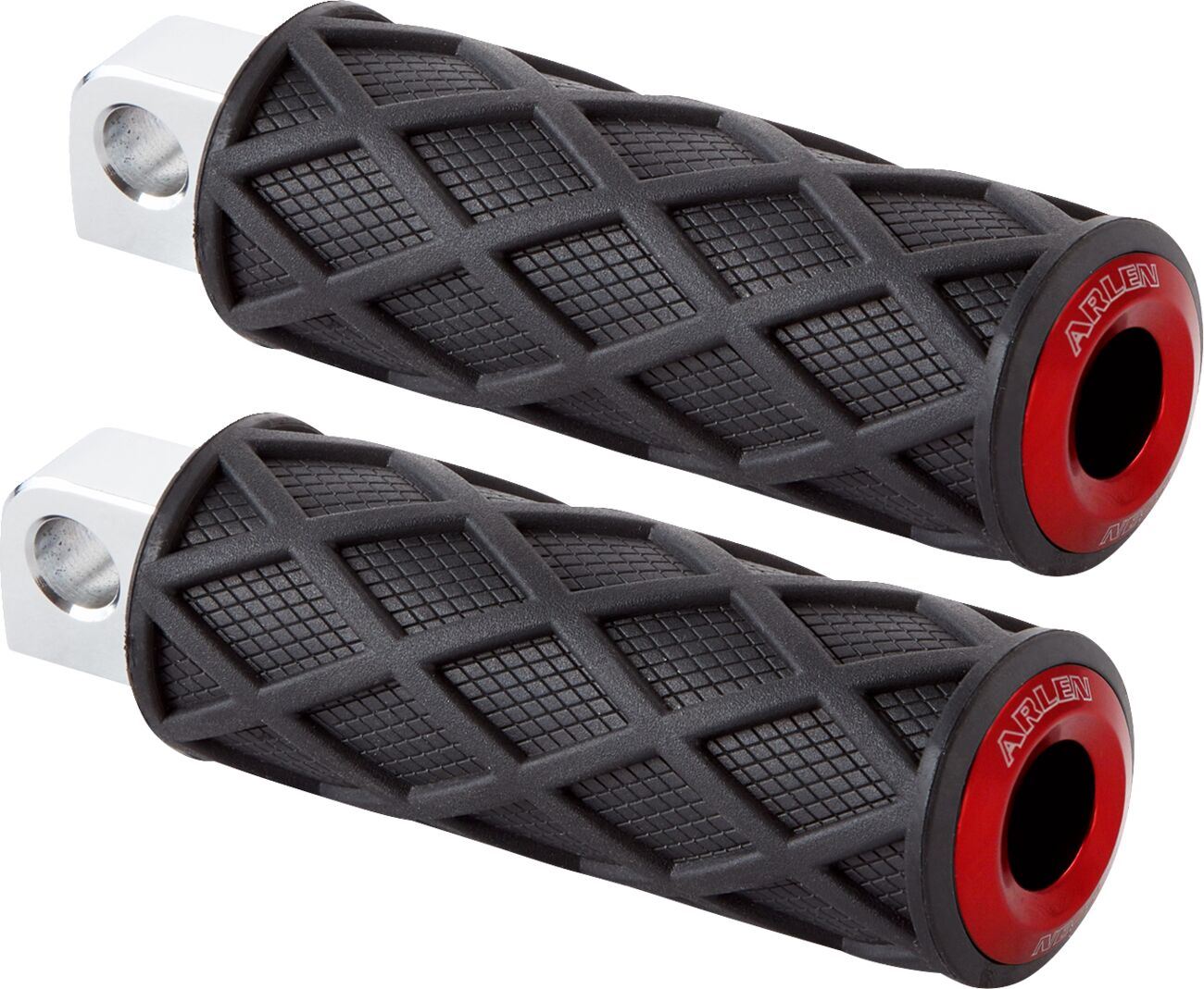 Arlen Ness Diamond Footpegs Rubber Steel For HD FLHTC 1584 00-10 400-056