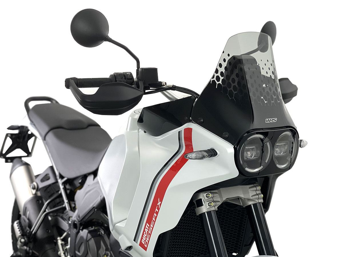 WRS Windscreen Enduro Ducati Desertx 950 Smoke Du025f