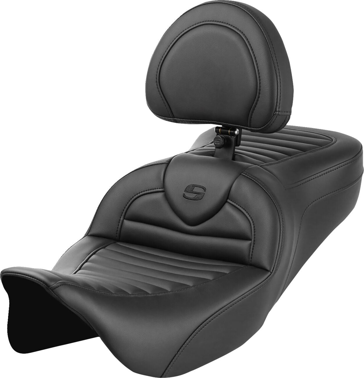 Saddlemen Roadsofa Seat With Headrest For HD FLHXS 1868 08-23 808-07B-202B0