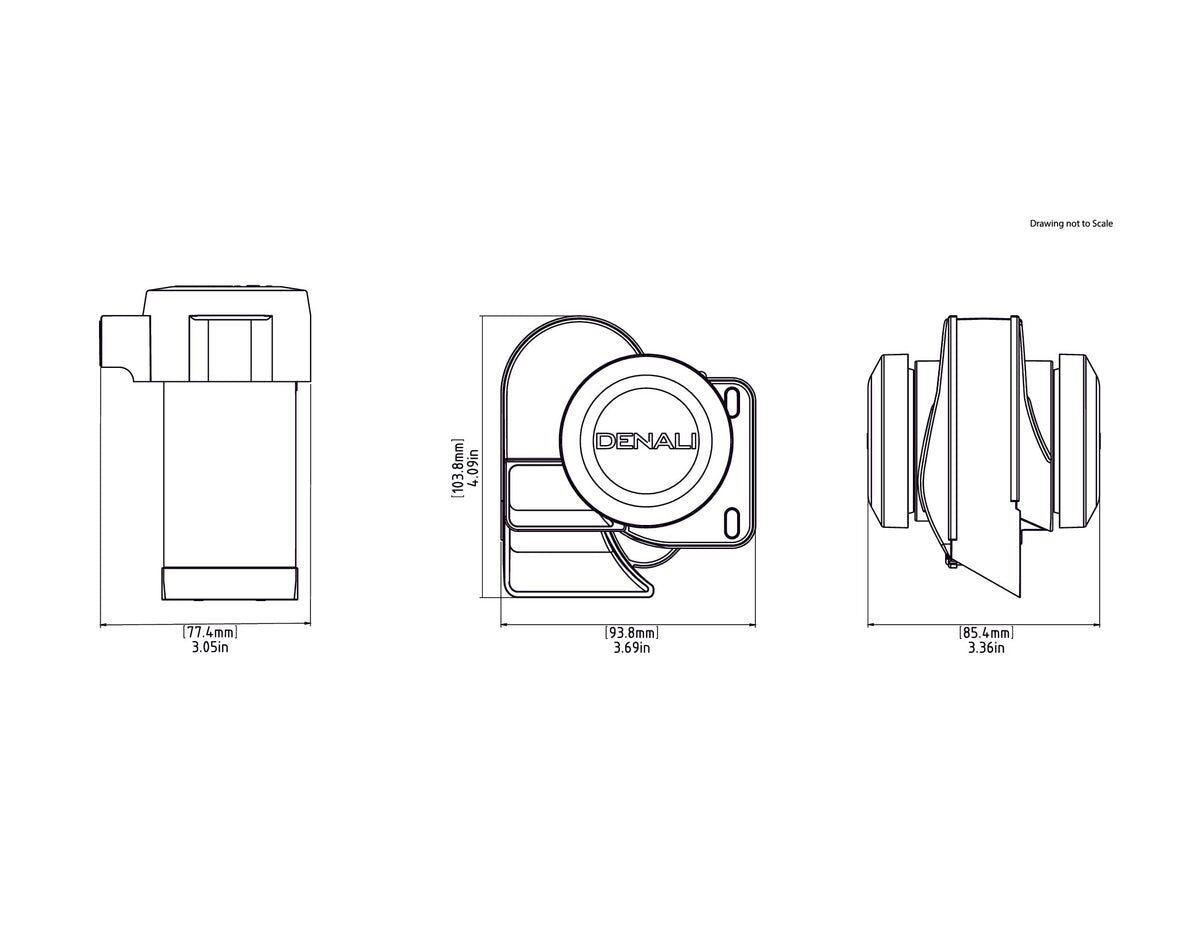 Denali Split Air Horn Tt-Sb-10100.B