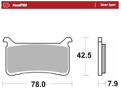 Moto-Master RoadPro Sinter Sport For Honda CMX 1100 D 2017-2026 413105