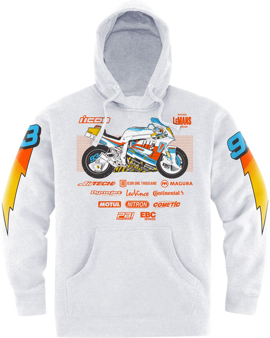 Icon Hoodie Gixxer Johnny White
