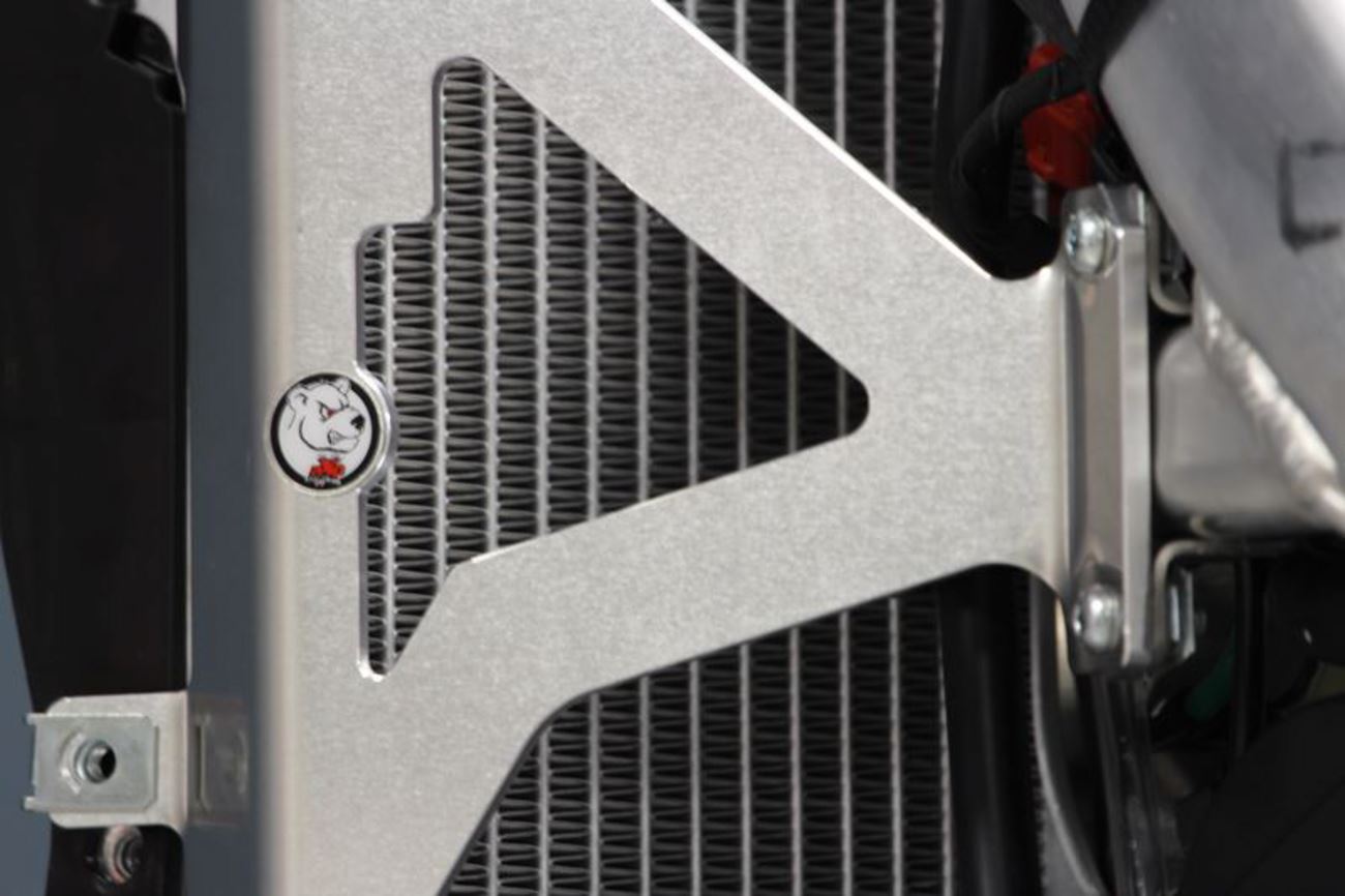 AXP Racing Radiator Braces For Honda CRF 250 R 2021-2024 Aluminium Red AX1598