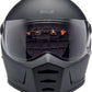 BILTWELL Lane Splitter Flat Black Motorcycle Helmet