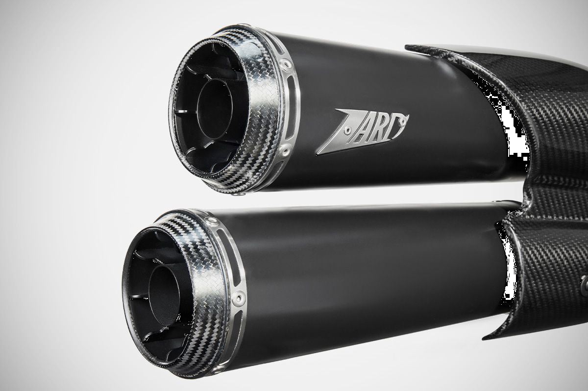 Zard Top Gun Exhaust System 2:2 Slip-On For HD RH 1250 S 21-24 ZHD007S10SCO-B