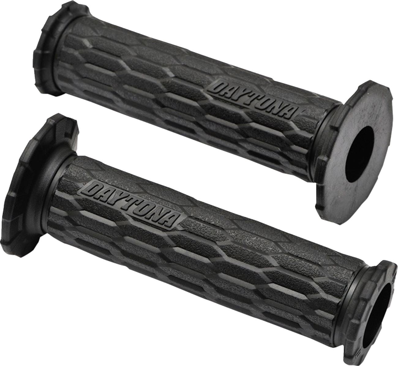 Daytona GRIPPYGRIP GGD-Ami Grips BLACK Open Ends 7/8 Handlebar Pair 88569