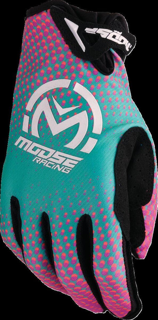 Moose Racing Gloves Sx1 Pink/Purple/Teal