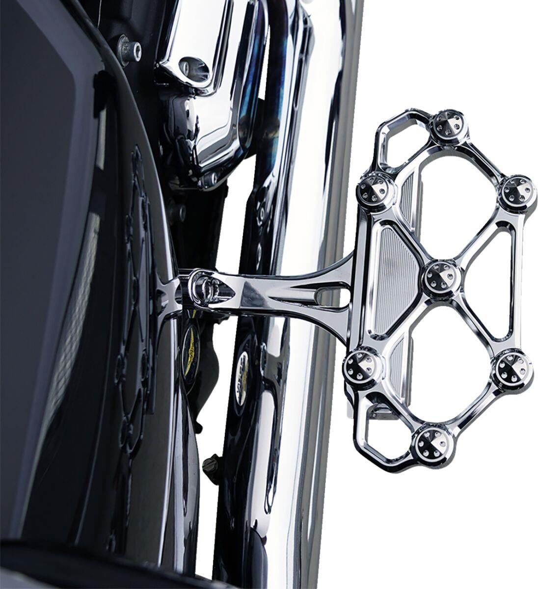 Arlen Ness Diamond Floorboards For Harley Davidson FLHRXS 1868 1983-2024 Chrome 410-059
