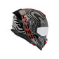 PREMIER HELMETS Hyper Carbon Red/Black Motorcycle Helmet