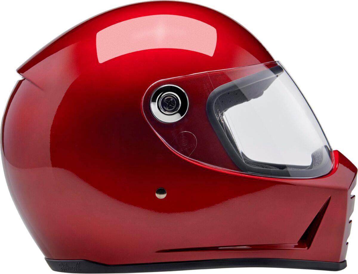 BILTWELL Lane Splitter Red Motorcycle Helmet